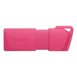 Memoria flash USB Kingston 64GB rosa neón 3.2 gen 1(kc-u2l64-7ln)